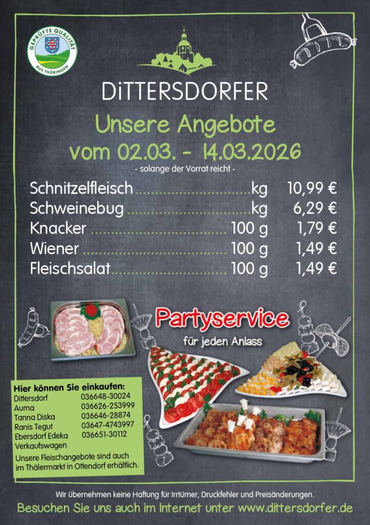 Angebotsflyer für die Zeit vom 02.-14.03.2026