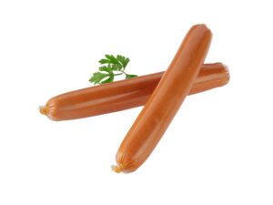 Bockwurst im Kunstdarm