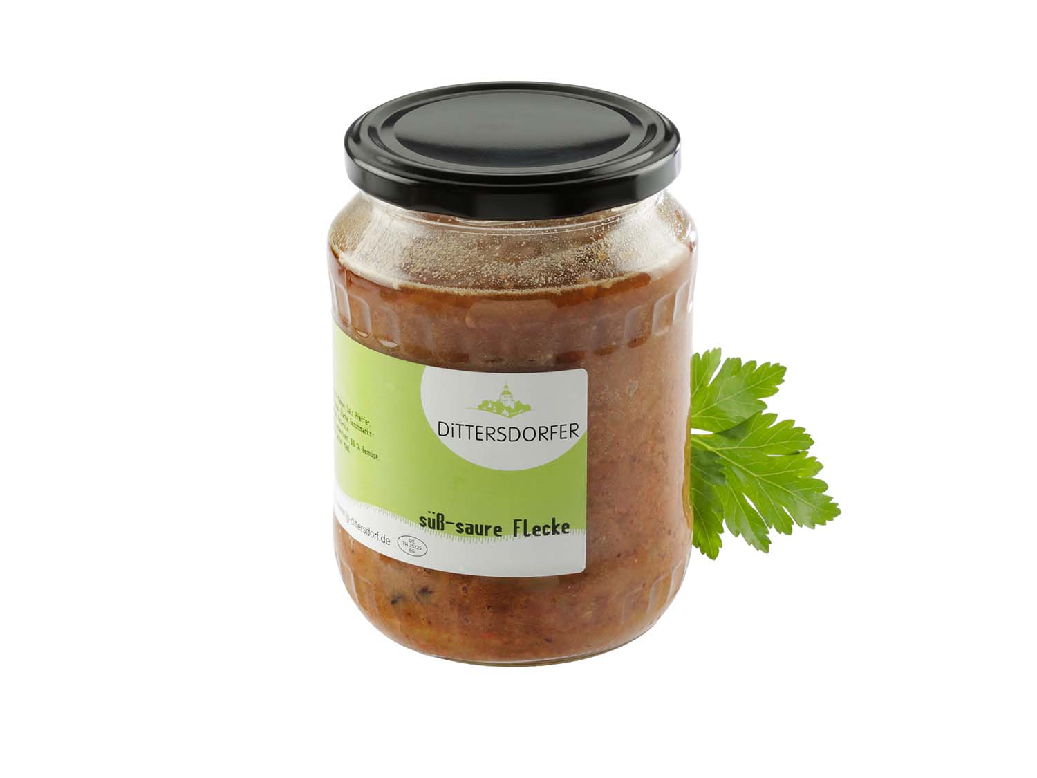 Süß-saure Flecke im Glas