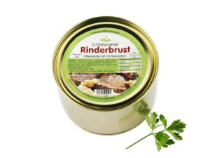 Rinderbrust mit Meerrettich
